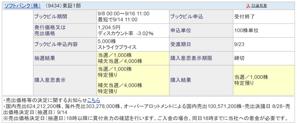 Po えっ なに このソフトバンクの公募 分析大好きprof 新城の株式投資 ホイホイipo投資術